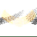 Approx 7.80ct Multi-Color Diamond and Pearl Choker Necklace 18k White Gold
