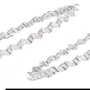 21.80ct Radiant Diamond Tennis Bracelet 18k