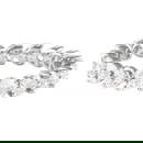 2.53ct Heart Diamond D/E VVS Eternity Band 18k White Gold