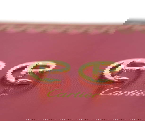 Cartier Juste Un Clou 18k Yellow Gold Cufflinks With Box