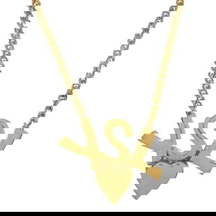 Yves Saint Laurent Heart Necklace Gold Plated 30mm x 38mm Women's ITL21V068O: Yves Saint Laurent Heart Necklace Gold Plated 30mm x 38mm Women's ITL21V068O Elevate your accessory collection with this stunning Yves Saint Laurent Heart Necklace. Crafted with gold plating, this exq