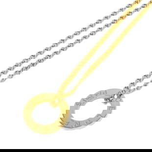 Celine Gold Women's Necklace 38cm with 42mm Pendant: Celine Gold Women's Necklace 38cm with 42mm Pendant This exquisite Celine necklace is designed for women, showcasing a stunning gold color that enhances its elegant appeal. The necklace features a pen
