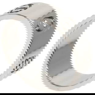 Cartier Love Ring PT950 Platinum Women's Band Size 56: Cartier Love Ring PT950 Platinum Women's Band Size 56 This exquisite Cartier Love Ring is crafted from high-quality Platinum PT950, making it a stunning addition to any jewelry collection. Designed sp
