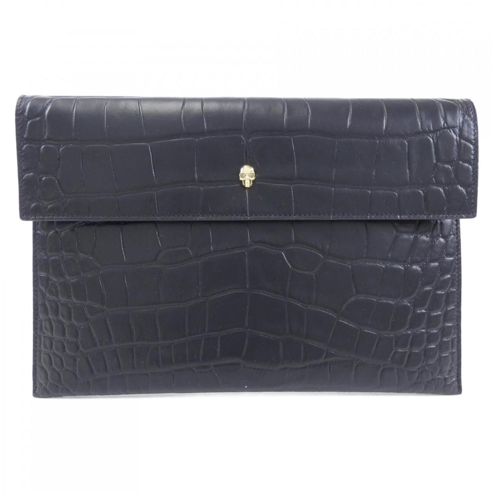 Alexander McQueen Black Handbag for Women 19.5cm x 28.5cm: Alexander McQueen Black Handbag for Women 19.5cm x 28.5cm This stylish handbag by Alexander McQueen features a sleek black design, making it a versatile accessory for any outfit. With dimensions of 19