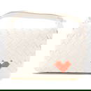 Bottega Veneta BV Wallace Bag White Calfskin 2-Way Shoulder Handbag GHW