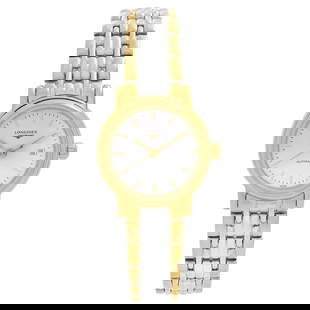 Longines Presence L4.321.2.12.7 Two-Tone Steel Ladies Watch: Longines Presence L4.321.2.12.7 Two-Tone Steel Ladies Watch This Longines Presence Two-Tone Steel Ladies Watch features a stylish round case with a polished finish, showcasing a white dial with baton