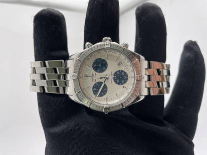Breitling Sirius A53011 Silver Dial Mens Watch 40mm 5-Row Bracelet: Breitling Sirius A53011 Silver Dial Mens Watch 40mm 5-Row Bracelet This Breitling Sirius watch features a striking silver dial, making it a sophisticated choice for any occasion. Designed specifically