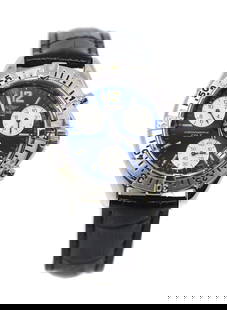 Breitling Colt Chronograph A53035 Stainless Steel Watch with Blue Dial: Breitling Colt Chronograph A53035 Stainless Steel Watch with Blue Dial Discover the elegance of the Breitling Colt Chronograph, a sophisticated wristwatch that combines functionality with style. This