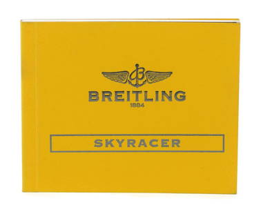 Breitling Skyracer Watch Manual Booklet for Collectors: Breitling Skyracer Watch Manual Booklet for Collectors This is a pre-owned Breitling Skyracer Booklet Manual, perfect for collectors and enthusiasts of fine timepieces. The manual provides detailed in