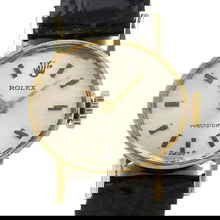 ROLEX Precision No. 40 Ladies Wristwatch K18 Gold Cal. 1400: ROLEX Precision No. 40 Ladies Wristwatch K18 Gold Cal. 1400 Discover the elegance of the ROLEX Precision No. 40 wristwatch, a timeless piece designed specifically for ladies. This exquisite timepiece