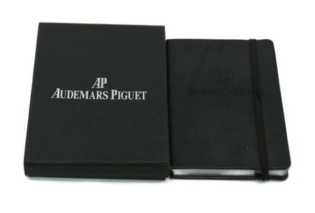 Audemars Piguet 6x4 Inch Luxury Notebook Catalog: Audemars Piguet 6x4 Inch Luxury Notebook Catalog This Audemars Piguet Notebook is a stylish catalog measuring 6 x 4 inches, perfect for collectors and enthusiasts alike. It is a pre-owned item, showca