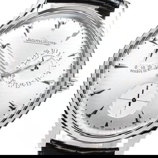 JAEGER-LECOULTRE Master Ultra Slim 176.8.38.S Men's Watch 39mm Silver Dial Leather Strap: JAEGER-LECOULTRE Master Ultra Slim 176.8.38.S Men's Watch 39mm Silver Dial Leather Strap Discover the elegance of the JAEGER-LECOULTRE Master Ultra Slim Power Reserve Men's Watch, model 176.8.38.S. Th