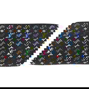 Louis Vuitton Zippy Wallet M60243 Monogram Multicolor Black: Louis Vuitton Zippy Wallet M60243 Monogram Multicolor Black This Louis Vuitton Zippy Wallet combines luxury and functionality with its striking black Monogram Multicolor design. Crafted with meticulou