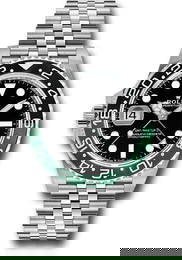 Rolex GMT-Master II Black Dial Jubilee Ref 126720VTNR with Green Warranty Card