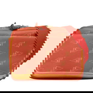 Louis Vuitton Americas Cup Calvi Orange Crossbody Bag: Louis Vuitton Americas Cup Calvi Orange Crossbody Bag This Louis Vuitton Americas Cup Calvi Messenger Bag is a stylish crossbody bag crafted from durable coated canvas with vachetta leather trim. It f