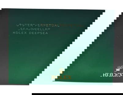Rolex Sea-Dweller Deepsea 2018 English Manual Booklet: Rolex Sea-Dweller Deepsea 2018 English Manual Booklet This is the 2018 English manual for the Rolex Sea-Dweller Deepsea, a must-have for enthusiasts and collectors of luxury timepieces. This booklet p