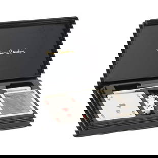 Pierre Cardin Vintage Poker Set with Triplex Playing Cards: Pierre Cardin Vintage Poker Set with Triplex Playing Cards Discover the elegance of the Pierre Cardin Vintage Poker Set, a perfect addition for any game night. This set features two decks of playing c