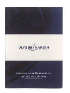 Ulysse Nardin International Guarantee Manual for Watches: Ulysse Nardin International Guarantee Manual for Watches This Ulysse Nardin International Guarantee & After Sales Booklet Manual is designed to provide essential information for maintaining your Ulyss
