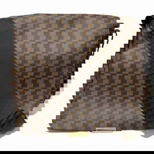 Louis Vuitton Damier Bastille Shoulder Bag 33cm x 35cm x 10cm: Louis Vuitton Damier Bastille Shoulder Bag 33cm x 35cm x 10cm The Louis Vuitton Damier Bastille Bag is a stylish shoulder bag crafted from high-quality Damier Canvas, featuring a classic brown pattern