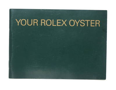 Rolex Oyster 2005 Manual Booklet English Guide: Rolex Oyster 2005 Manual Booklet English Guide This is a pre-owned Rolex Oyster Booklet Manual in English from the year 2005. It serves as an essential guide for Rolex Oyster timepieces, detailing ope