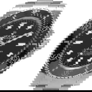 ROLEX Submariner 114060 Men's Automatic Watch with Cerachrom Bezel: ROLEX Submariner 114060 Men's Automatic Watch with Cerachrom Bezel Introducing the ROLEX Submariner 114060, a classic men's wristwatch renowned for its robust design and functionality. Launched in 201