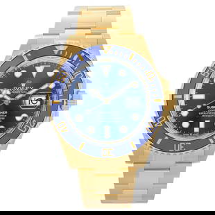 Rolex Submariner 18k Yellow Gold Blue Dial Automatic Watch 126618LB: Rolex Submariner 18k Yellow Gold Blue Dial Automatic Watch 126618LB The Rolex Submariner 18k Yellow Gold Blue Dial Automatic Men's Watch (model 126618LB) is a stunning timepiece designed for luxury sp