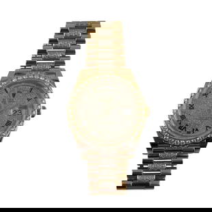 Rolex Day-Date 228238 Diamond Roman Dial President Bracelet 10.00ct: Rolex Day-Date 228238 Diamond Roman Dial President Bracelet 10.00ct This exquisite Rolex Day-Date features a stunning diamond Roman dial and is elegantly complemented by a diamond bezel. Designed for