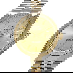 ROLEX Datejust 16013 Men's Watch Automatic Champagne Dial Jubilee Bracelet Vintage 1987: ROLEX Datejust 16013 Men's Watch Automatic Champagne Dial Jubilee Bracelet Vintage 1987 This ROLEX Datejust 16013 is a classic men's wristwatch manufactured around 1987. It features a champagne dial a