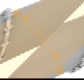 Charles Krypell 18k Yellow Gold Diamond Flex Link Bracelet 2.5ct: Charles Krypell 18k Yellow Gold Diamond Flex Link Bracelet 2.5ct Elevate your jewelry collection with the Charles Krypell Diamond 18k Yellow Gold Flex Link Bracelet. This exquisite piece features a un