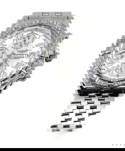 Breitling Crosswind Chronograph Diamond Watch A13355 Stainless Steel 43mm: Breitling Crosswind Chronograph Diamond Watch A13355 Stainless Steel 43mm Experience the elegance of the Breitling Crosswind Chronograph Diamond Stainless Steel Watch, model A13355. This stunning wris