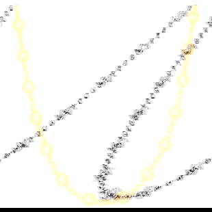 Harbor Diamonds 14K Gold Diamond Cut Beaded Necklace 16.5 Inch: Harbor Diamonds 14K Gold Diamond Cut Beaded Necklace 16.5 Inch This elegant necklace features a stunning diamond cut finish on gold beads, crafted from 14 karat yellow gold. Weighing 13.2 grams, it sh