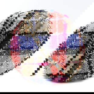 Chanel Round Classic Chain Shoulder Bag AP0245 Multi-color Tweed Gold Hardware 12cm x 12cm x 6cm: Chanel Round Classic Chain Shoulder Bag AP0245 Multi-color Tweed Gold Hardware 12cm x 12cm x 6cm This exquisite CHANEL Round Classic Chain Shoulder Bag showcases a chic multi-color tweed exterior, com