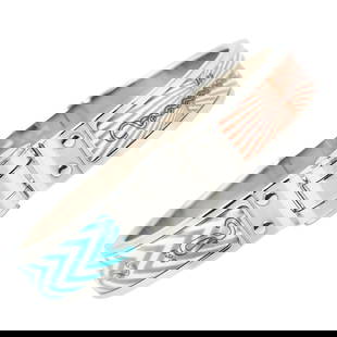 Hermes Charnier PM Multicolor Enamel Bangle 17.5cm Silver Metal Women: Hermes Charnier PM Multicolor Enamel Bangle 17.5cm Silver Metal Women This exquisite Hermes Charnier PM Enamel Bangle is designed for women, showcasing a stunning combination of multicolor and silver