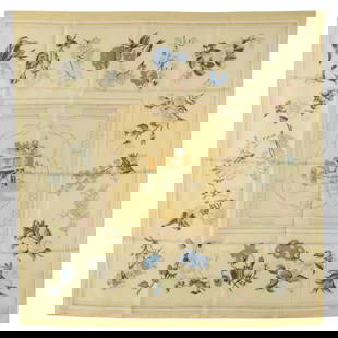 Hermes Carre 90 Flowering Coastline Silk Scarf in Yellow Green Multi: Hermes Carre 90 Flowering Coastline Silk Scarf in Yellow Green Multi This exquisite Hermes Carre 90 Quai aux Fleurs Flowering Coastline Scarf is a stunning accessory for any woman's wardrobe. Crafted