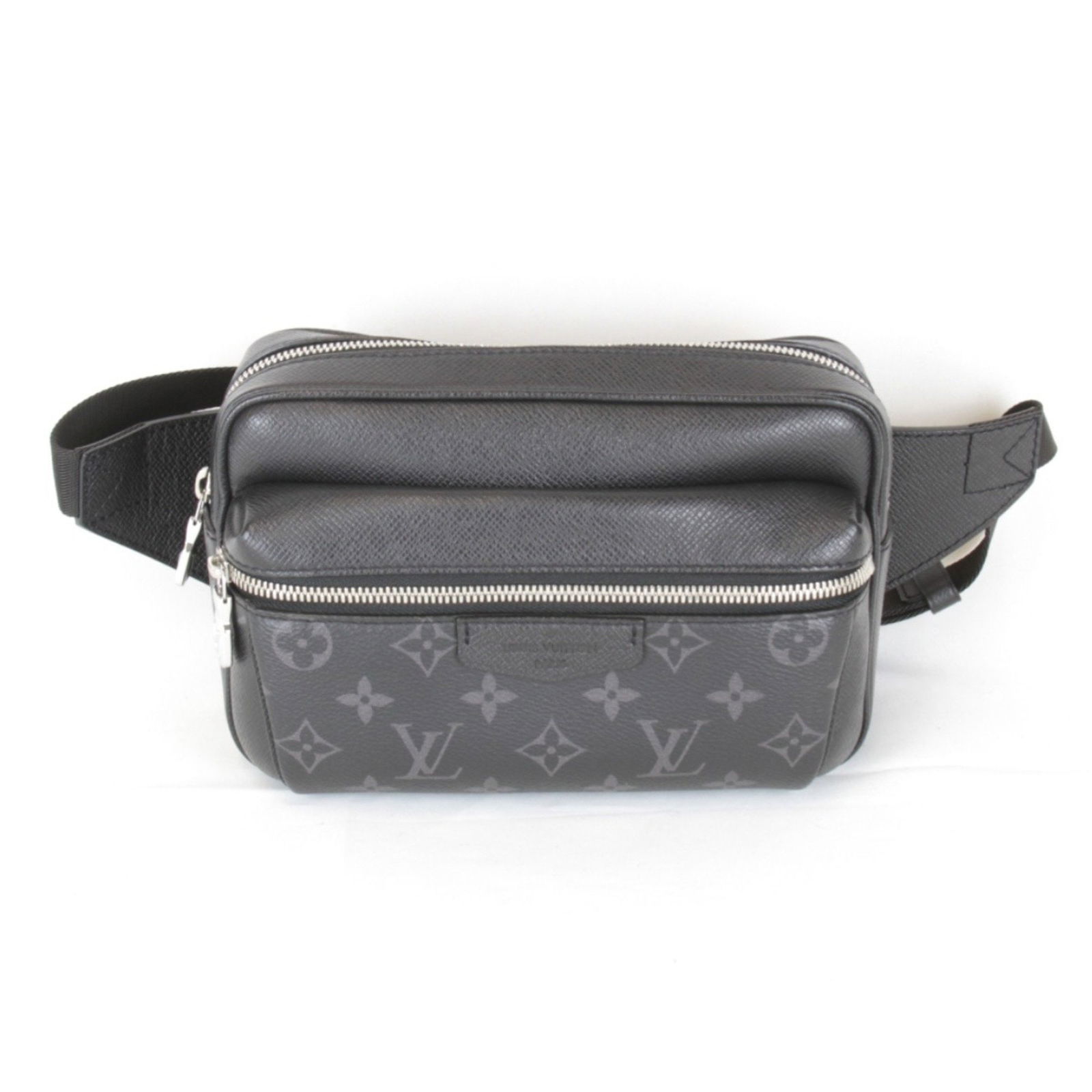 Louis Vuitton M30245 Taiga Llama Bum Bag Monogram Eclipse Black: Louis Vuitton M30245 Taiga Llama Bum Bag Monogram Eclipse Black Elevate your style with this LOUIS VUITTON M30245 Taiga Llama Bum Bag, expertly crafted from Taiga leather in the iconic Monogram Eclips