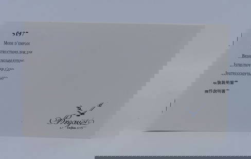 Breguet Classique 5197 Manual Booklet for Collectors: Breguet Classique 5197 Manual Booklet for Collectors Discover the Breguet Classique 5197 Booklet Manual, a perfect companion for watch enthusiasts and collectors. This manual outlines the key features