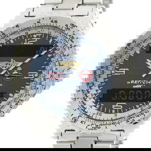 Breitling Chronospace A56012 Men's Sport Watch Blue Dial Stainless Steel: Breitling Chronospace A56012 Men's Sport Watch Blue Dial Stainless Steel Introducing the Polished BREITLING Chronospace Red Arrows Steel Men's Watch A56012, a premium wristwatch designed for those who