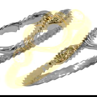 Tiffany & Co. Elsa Peretti Heart Ring 18K Yellow Gold Diamond Size 6: Tiffany & Co. Elsa Peretti Heart Ring 18K Yellow Gold Diamond Size 6 This exquisite Tiffany & Co. Heart Ring, designed by Elsa Peretti, is crafted from 18K yellow gold and features a stunning diamond.