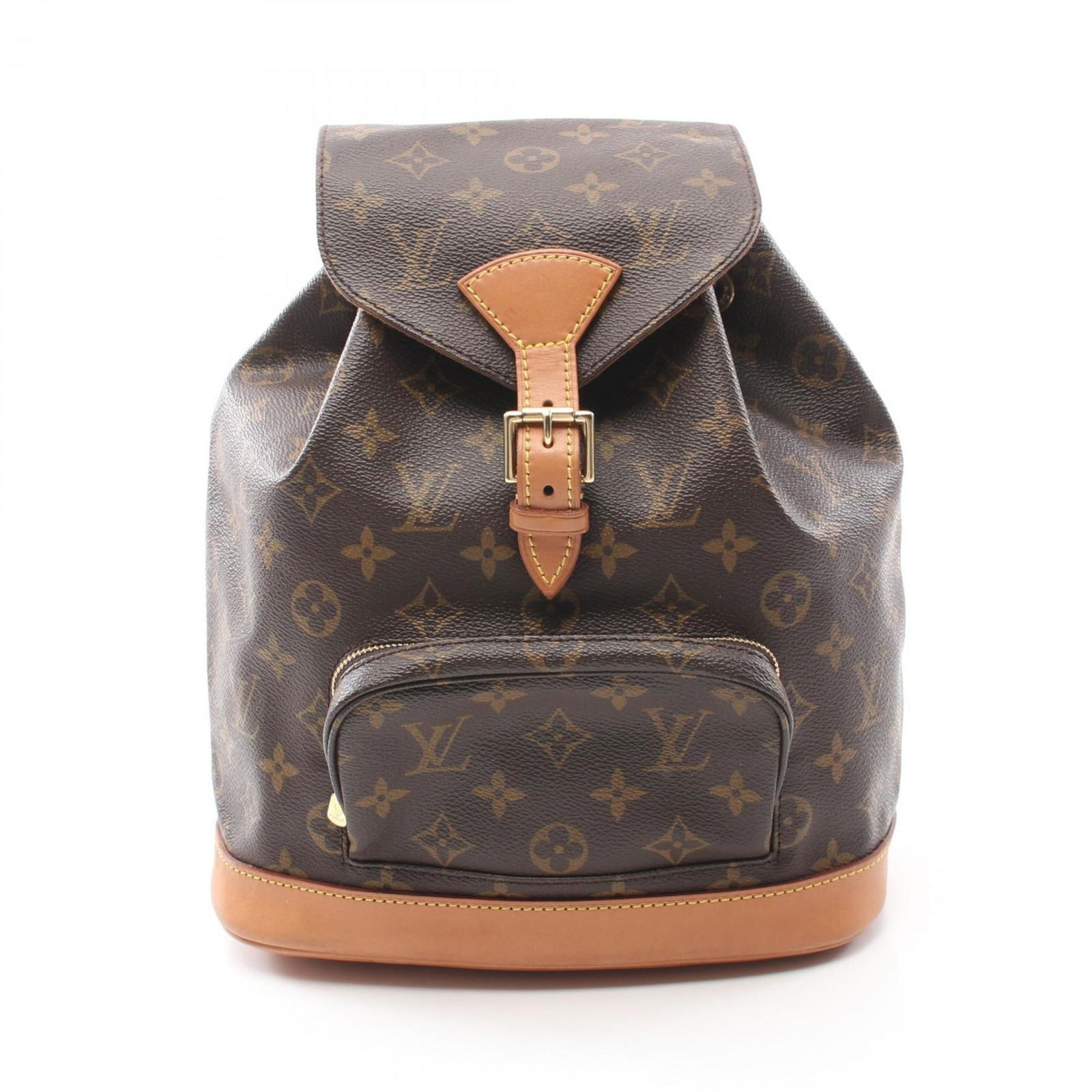 Louis Vuitton Montsouris MM Brown Rucksack Backpack Coated Canvas Leather Women: Louis Vuitton Montsouris MM Brown Rucksack Backpack Coated Canvas Leather Women Discover the timeless elegance of the Louis Vuitton Montsouris MM Monogram Rucksack, expertly crafted for the modern wom