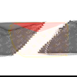 Louis Vuitton Monogram M41638 Brown Shoulder Bag for Women 14cm x 21cm: Louis Vuitton Monogram M41638 Brown Shoulder Bag for Women 14cm x 21cm This stylish Louis Vuitton Shoulder Bag is crafted from iconic Monogram canvas in a rich brown color. Designed for women, it feat