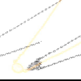 Tiffany & Co. 18K Yellow Gold Diamond Necklace for Women: Tiffany & Co. 18K Yellow Gold Diamond Necklace for Women This exquisite Tiffany & Co. by the Yard Diamond Necklace is crafted from 18K yellow gold, designed specifically for women. With a neck