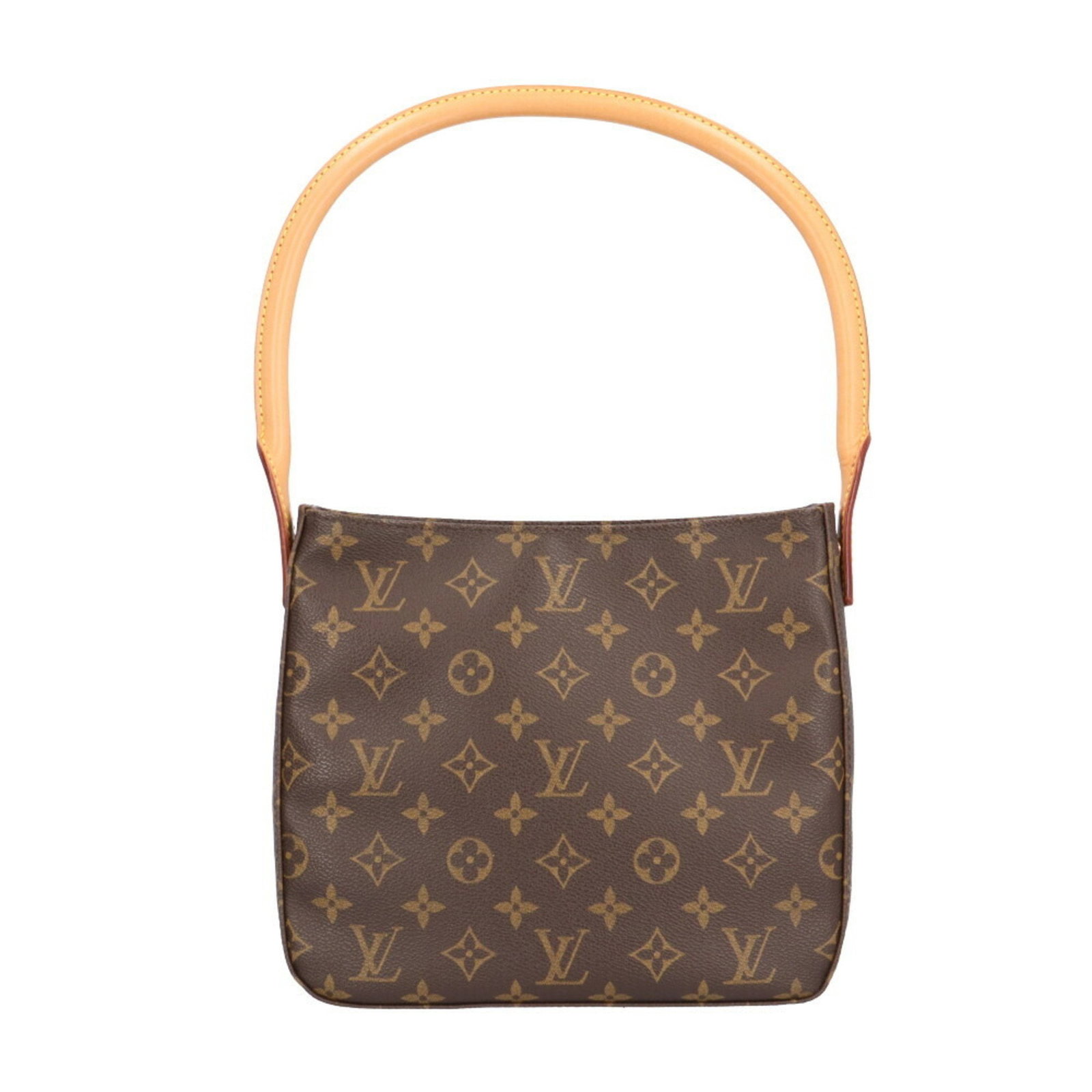 Louis Vuitton Looping MM Monogram Shoulder Bag M51146 Brown Women: Louis Vuitton Looping MM Monogram Shoulder Bag M51146 Brown Women The Louis Vuitton Looping MM Monogram Shoulder Bag is a stylish accessory designed for women. Crafted from the iconic Monogram canvas 