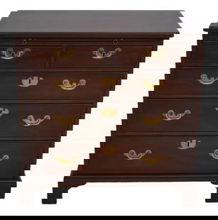 Kittinger CW-68 Mahogany Bachelor Chest with Brass Hardware: Kittinger CW-68 Mahogany Bachelor Chest with Brass Hardware Discover the elegance of this Kittinger CW-68 Colonial Williamsburg Mahogany Bachelor Chest, an exquisite piece that showcases the timeless