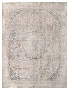 Transitional Persian Vintage Hand-Knotted Rug 9.5 x 12.7 ft: Transitional Persian Vintage Hand-Knotted Rug 9.5 x 12.7 ft Enhance your living space with this exquisite 9.5 x 12.7 Persian vintage hand-knotted rug, designed in a transitional style that seamlessly