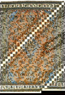 Vintage Semi-Antique Handmade Oriental Rug 6'7 x 9'8 Floral Tribal Design: Vintage Semi-Antique Handmade Oriental Rug 6'7 x 9'8 Floral Tribal Design Discover the charm of this semi-antique handmade Oriental rug, showcasing a beautiful floral tribal design that enhances vario