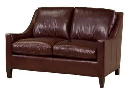 Hand-Crafted Oxblood Red Top Grain Leather Loveseat: Hand-Crafted Oxblood Red Top Grain Leather Loveseat This stunning Top Grain Leather Loveseat is crafted to order, ensuring a unique piece tailored to your space. The luxurious oxblood red finish adds