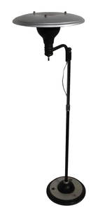 Vintage Art Deco Adjustable Floor Lamp by Leroy Doane 42.5in Black Steel: Vintage Art Deco Adjustable Floor Lamp by Leroy Doane 42.5in Black Steel This classic Art Deco floor lamp, designed by Leroy Doane and manufactured by Sight Light in the 1930s, showcases a striking ti