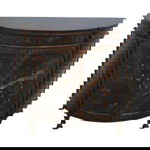 Chelsea House Chinoiserie 4 Door Wood Commode 47.5" W: Chelsea House Chinoiserie 4 Door Wood Commode 47.5" W This exquisite Chelsea House Chinoiserie Decorated 2 Door Commode showcases a stunning finish that adds elegance and sophistication to any space.