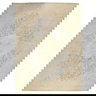 Antique Persian Tabriz Rug Bauhaus Style Hand-Woven Wool 8'2'' x 11'4'': Antique Persian Tabriz Rug Bauhaus Style Hand-Woven Wool 8'2'' x 11'4'' This exquisite Antique Persian Tabriz Rug showcases a stunning Bauhaus style, intricately hand-woven from high-quality wool. Ori