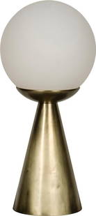 Elegant Antique Brass Table Lamp: Elegant Antique Brass Table Lamp Introducing a stunning Ivory Table Lamp that beautifully blends antique charm with modern functionality. This striking lamp features an elegant antique brass finish, c